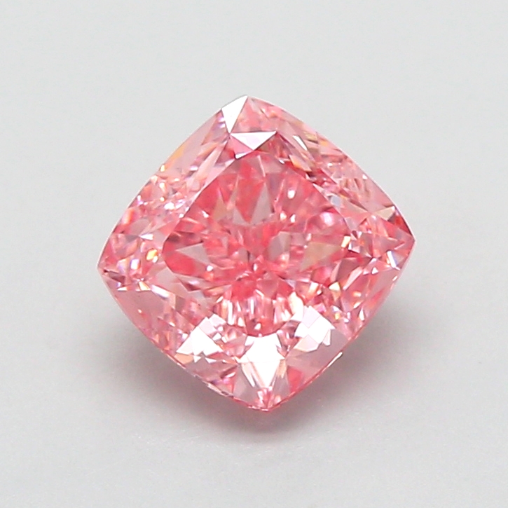 1.74 ct Pink (Vivid) VS1 Square Cushion lab-grown diamond