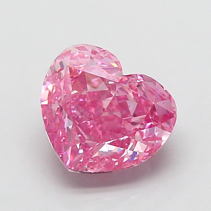 2.40 ct Pink (Vivid) VS2 Heart Modified lab-grown diamond