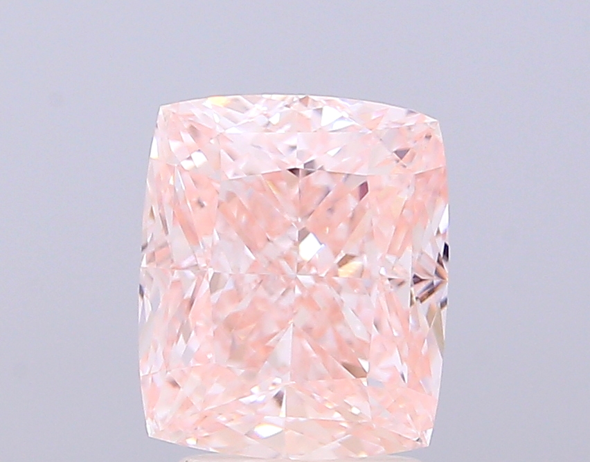 3.00 ct Cushion, Fancy Intense Pink VVS2 IGI CVD