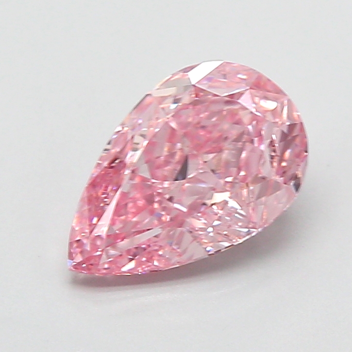 1.80 ct Pink (Vivid) VVS2 Pear Modified lab-grown diamond