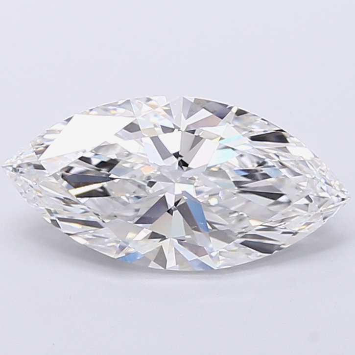 3.71 ct Marquise lab grown diamond E VVS2