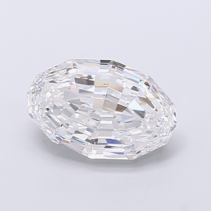 3.56 ct Oval Step lab grown diamond D VVS2