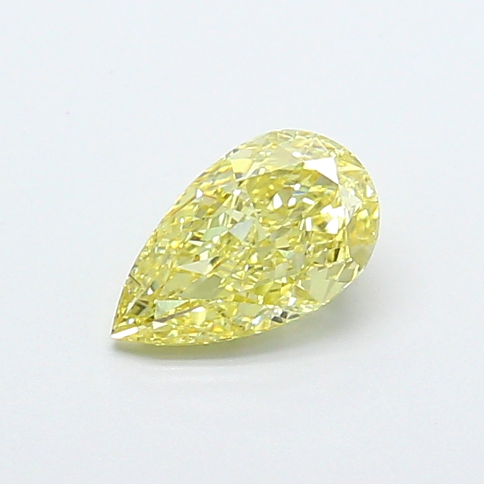 1.00 ct Pear Fancy Intense Yellow Lab-Grown Diamond