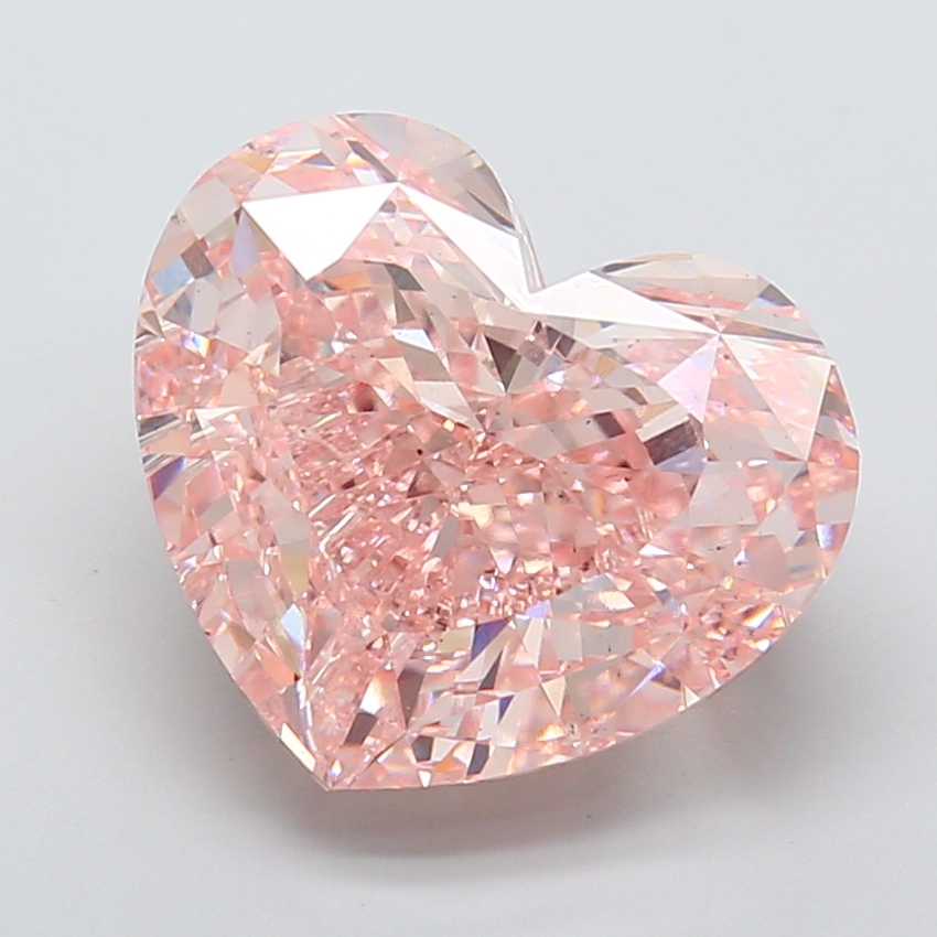 15.02 ct Heart Fancy Intense Pink Lab-Grown Diamond