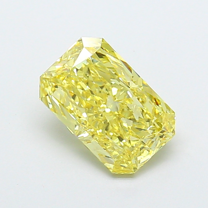 2.29 ct Radiant Fancy Intense Yellow Lab-Grown Diamond