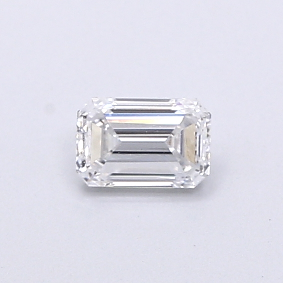 Actual 0.29 carat D Emerald lab-grown diamond