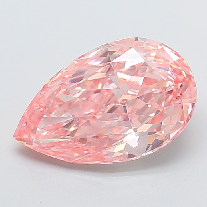 3.25 ct Pear, Fancy Vivid Pink Pink VS2 IGI CVD