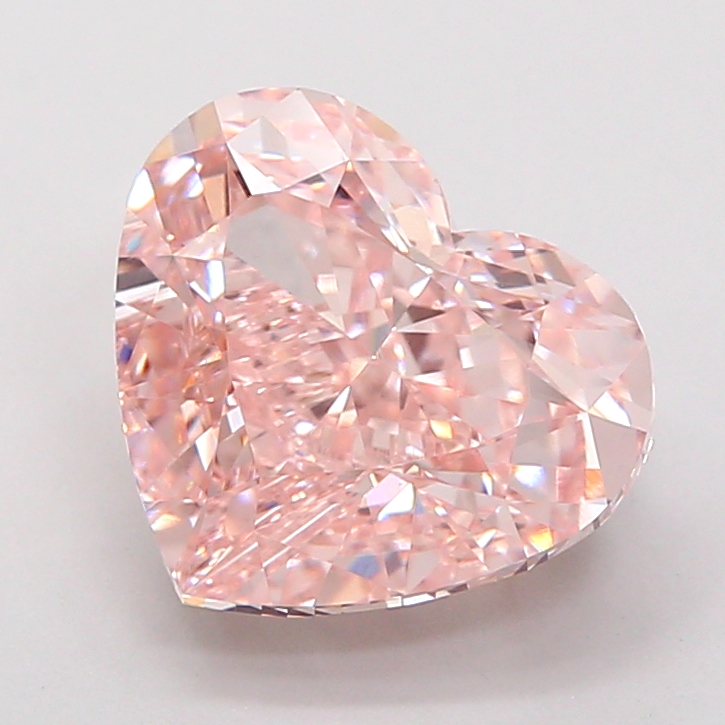 5.00 ct Heart Fancy Light Pink Lab-Grown Diamond