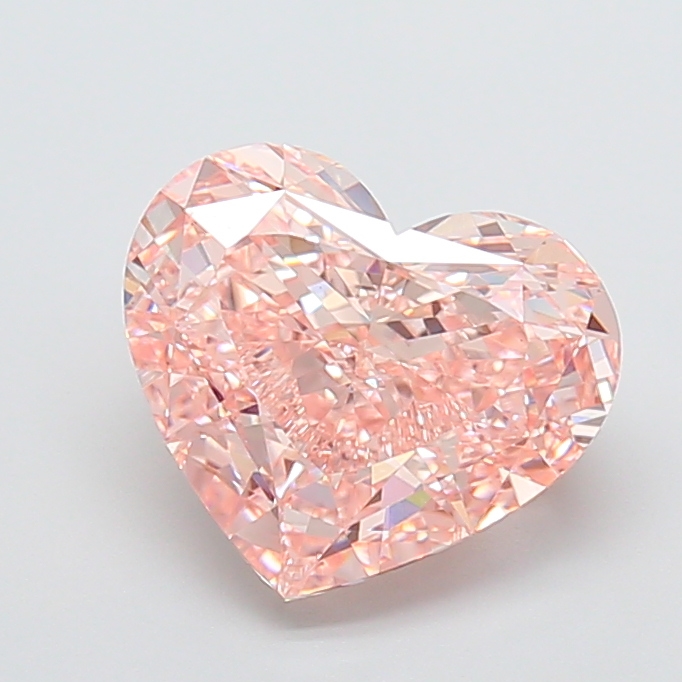 5.02 ct Heart Fancy Intense Pink Lab-Grown Diamond