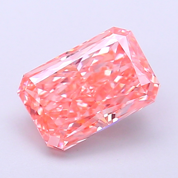 1.53 ct Pink (Vivid) VS1 Radiant lab-grown diamond