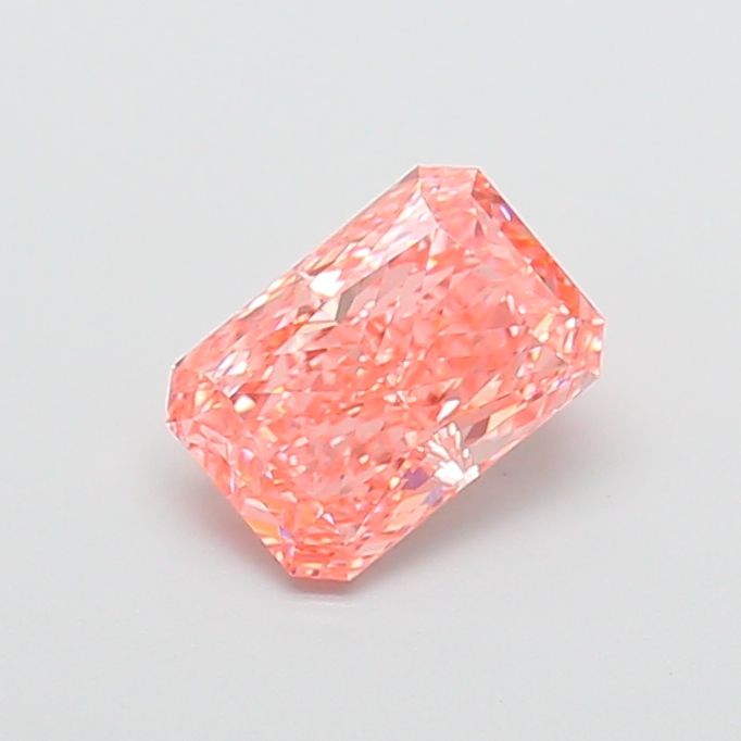 1.90 ct Pink (Vivid) VS2 Radiant lab-grown diamond