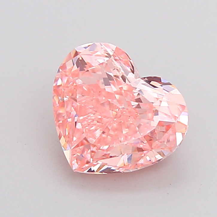 2.08 ct Heart Fancy Vivid Pink Lab-Grown Diamond
