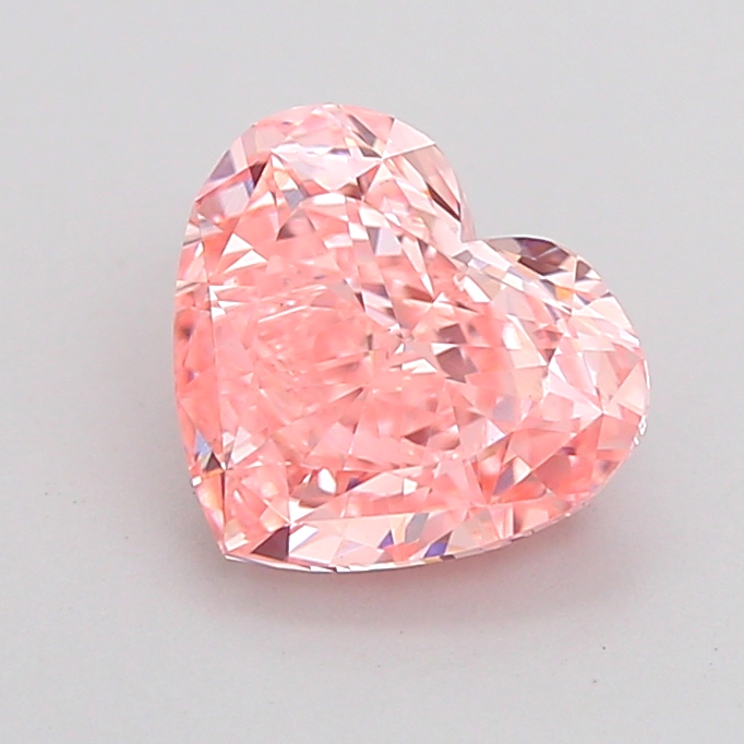 1.72 ct Heart Fancy Vivid Pink Lab-Grown Diamond