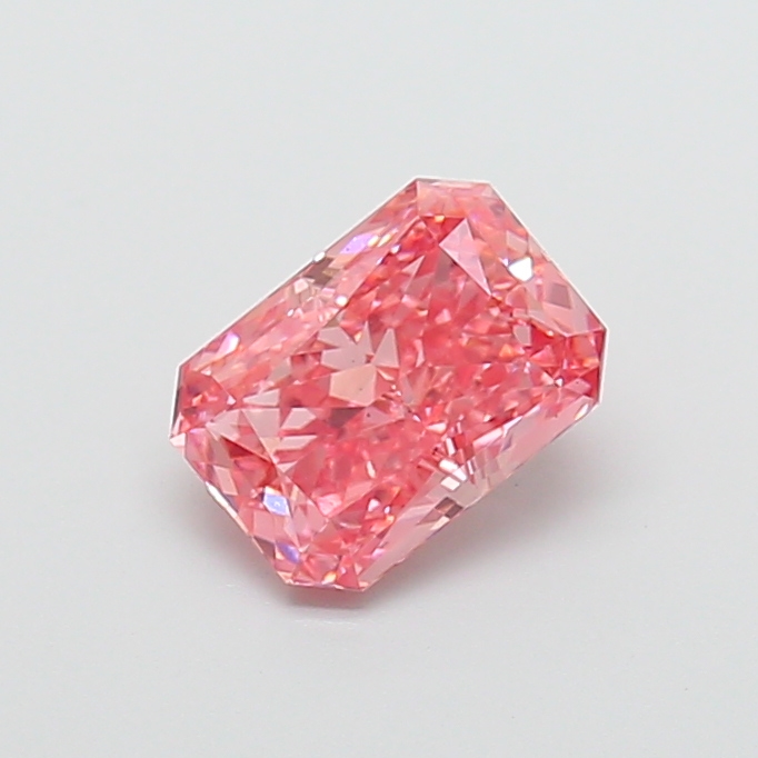 2.02 ct Pink (Vivid) VS1 Radiant lab-grown diamond