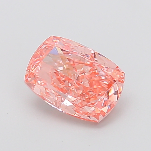 1.90 ct Pink (Vivid) VS2 Cushion lab-grown diamond