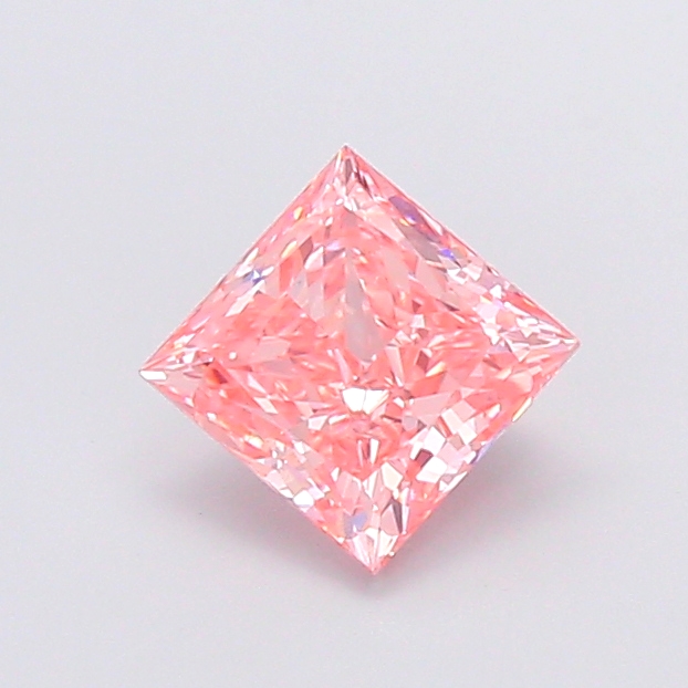 1.59 ct Pink (Vivid) VS1 Modified Princess lab-grown diamond