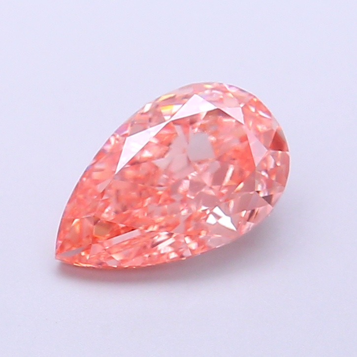 1.53 ct Pink (Intense) VS1 Pear Modified lab-grown diamond