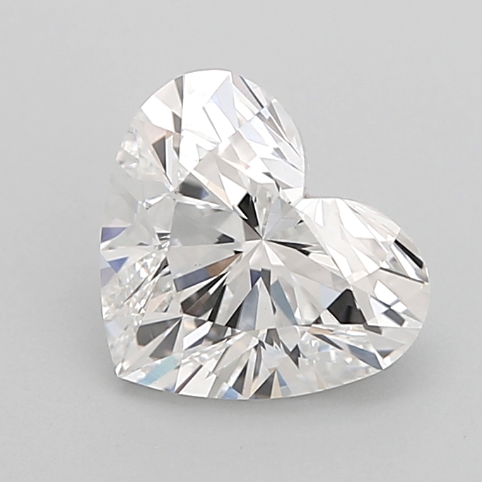 1.40 carat Heart lab grown diamond, F VS1, IGI certified