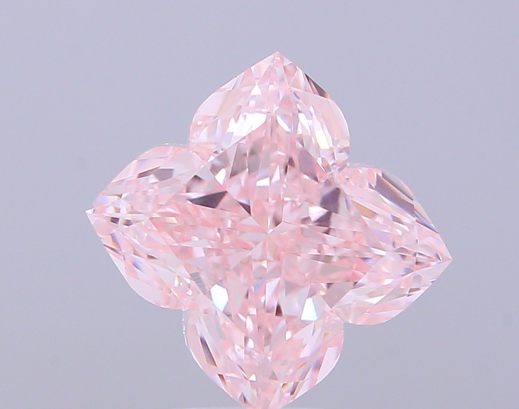 5.01 ct Lily Cut Fancy Intense Pink Lab-Grown Diamond