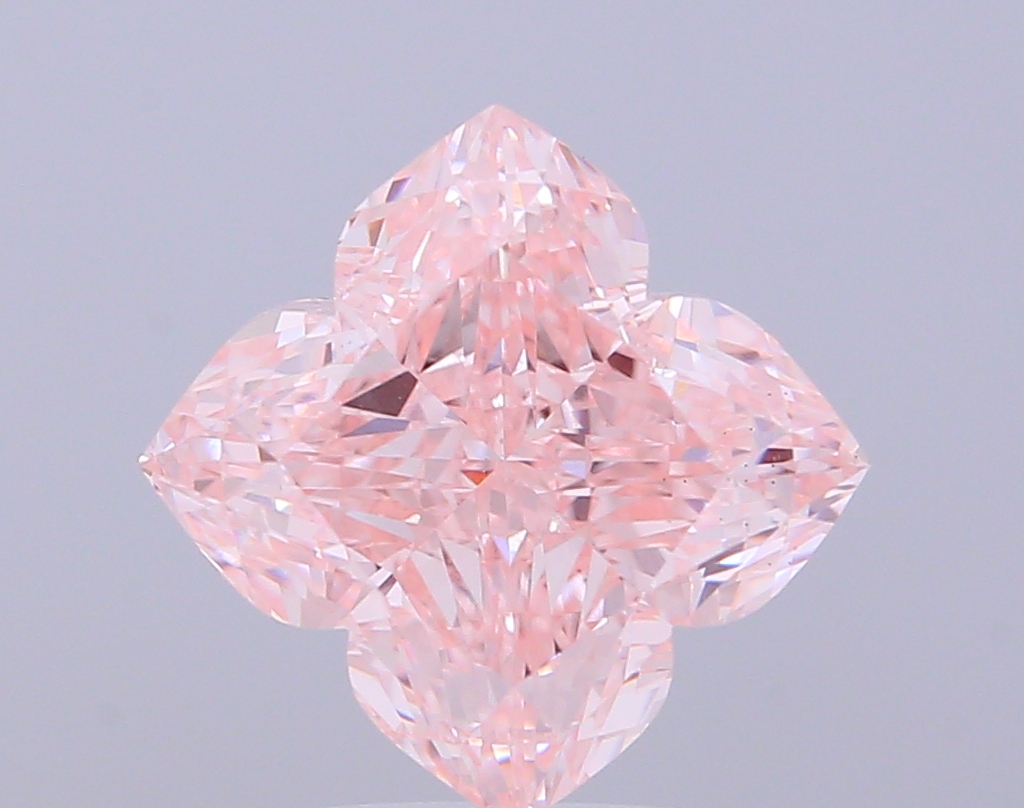 5.01 ct Lily Cut Fancy Intense Pink Lab-Grown Diamond