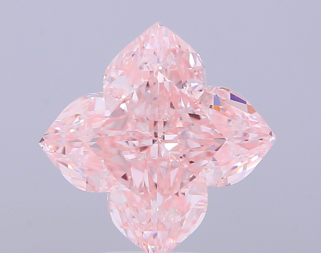 5.02 ct Lily Cut Fancy Intense Pink Lab-Grown Diamond