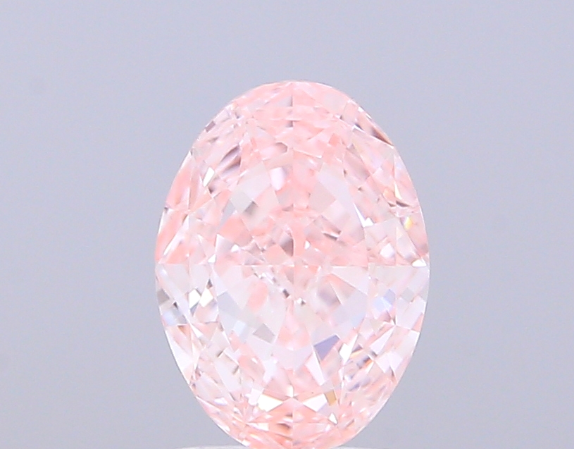 1.50 ct Oval, Fancy Intense Pink VS1 IGI HPHT