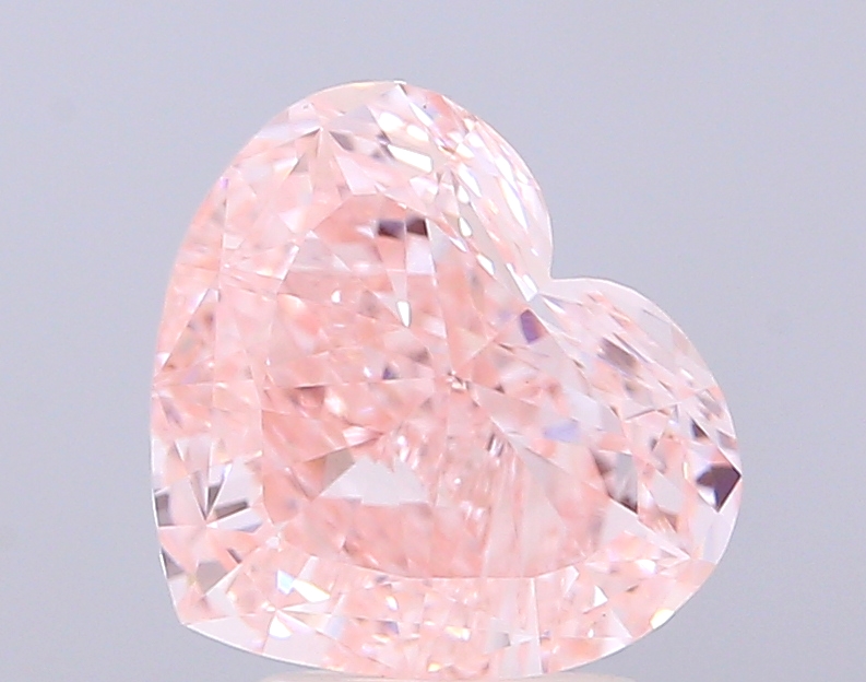 3.00 ct Heart Fancy Intense Pink VVS2 IGI CVD