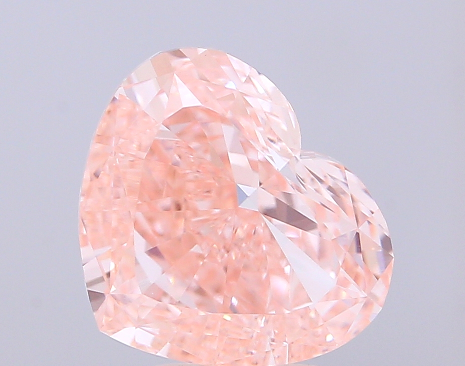 5.01 ct Heart, Fancy Intense Pink VVS2 IGI CVD