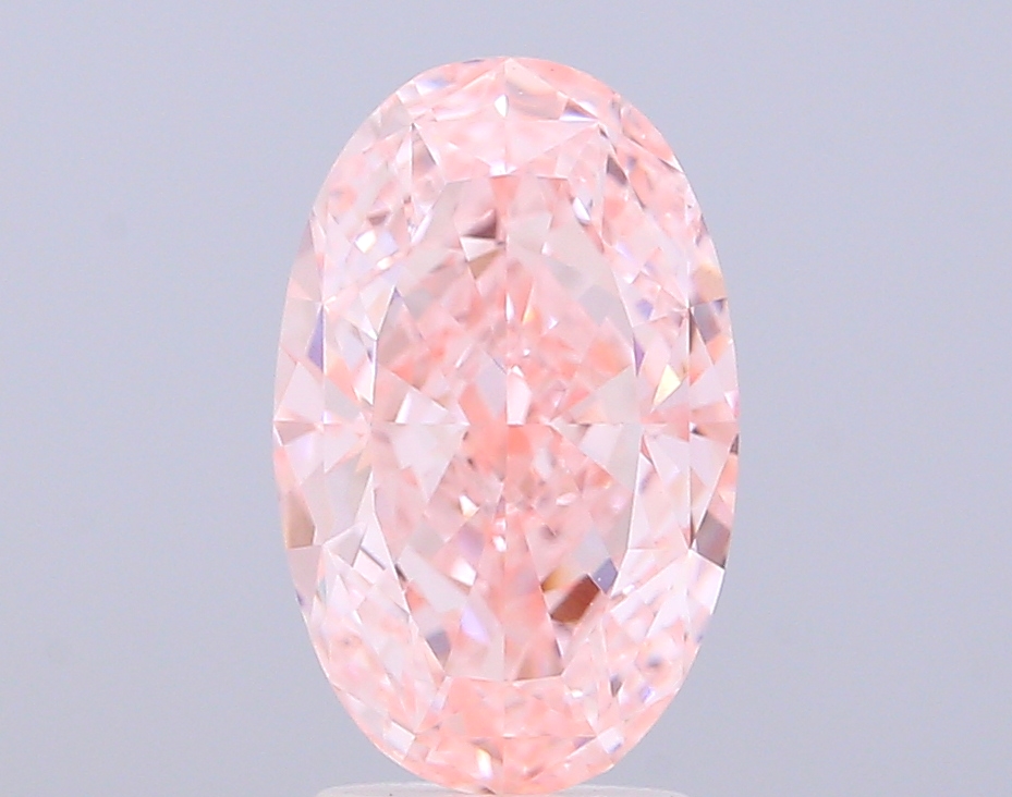 3.02 ct Oval, Fancy Vivid Pink VS1 IGI CVD