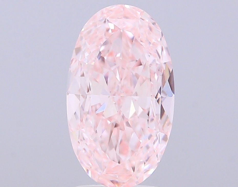 3.01 ct Oval, Fancy Pink VVS2 IGI CVD