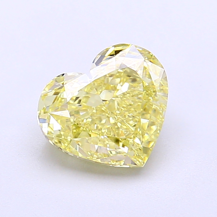 1.73 ct Heart Fancy Intense Yellow Lab-Grown Diamond