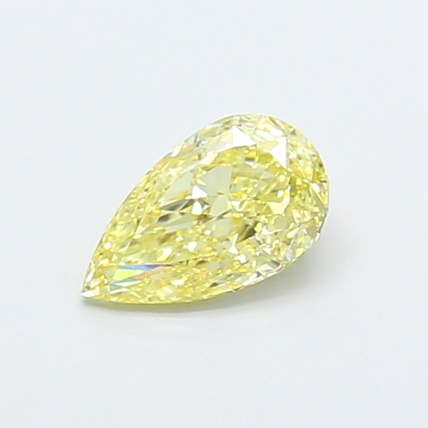 1.00 ct Pear Fancy Intense Yellow Lab-Grown Diamond