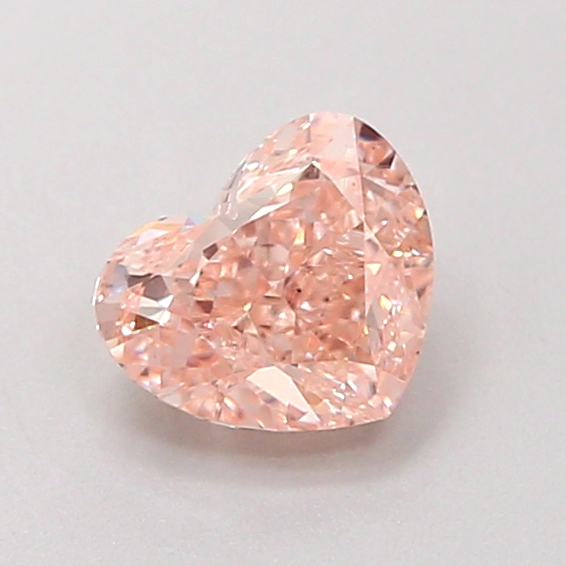 0.74 ct Brown (Fancy) VS1 Heart Modified lab-grown diamond