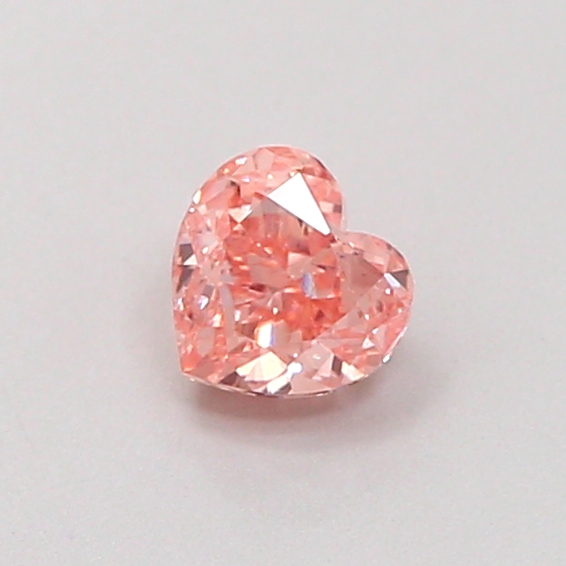 0.39 ct Pink (Intense) VVS2 Heart Modified lab-grown diamond