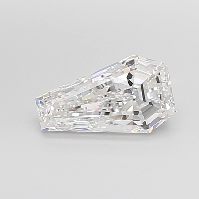2.34 carat Coffin lab grown diamond, E VVS2, IGI certified