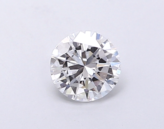 Actual 0.29 carat D Round lab-grown diamond