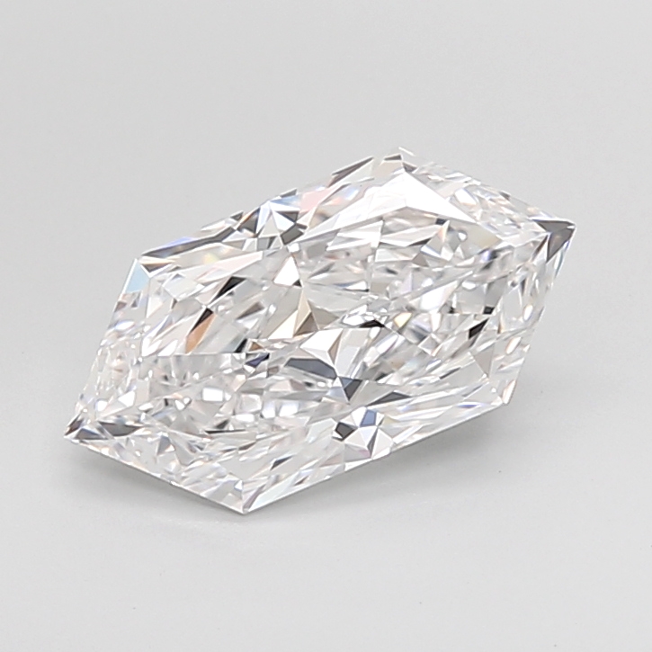 2.59 carat Hexagon Brilliant lab grown diamond, D VVS2, IGI certified