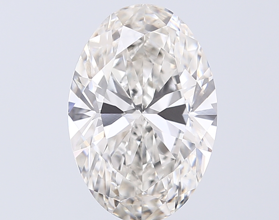 4.09 ct G VVS2 Oval Brilliant lab-grown diamond