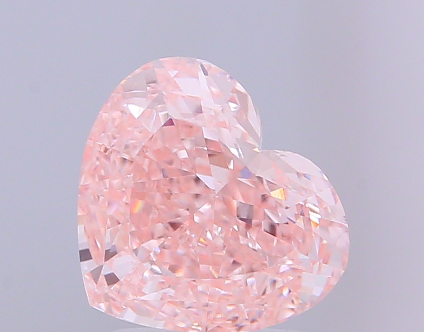 5.01 ct Heart Fancy Intense Pink Lab-Grown Diamond