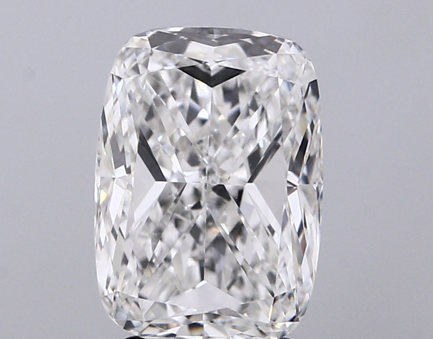 3.01 ct F VVS1 Cushion lab-grown diamond