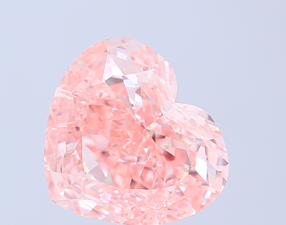 5.00 ct Heart Fancy Intense Pink Lab-Grown Diamond