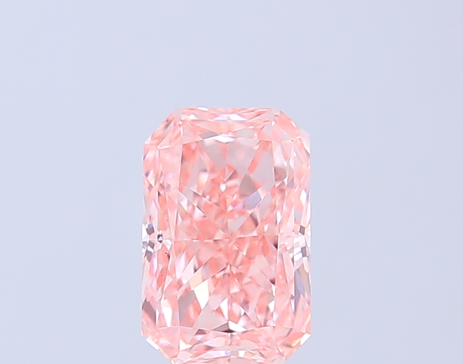 2.01 ct Radiant Fancy Vivid Pink Lab-Grown Diamond
