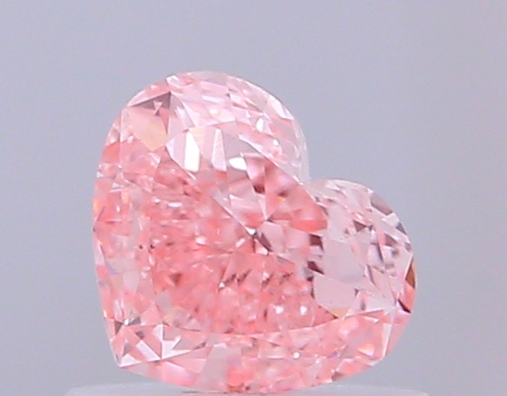 1.00 ct Heart Fancy Vivid Pink Lab-Grown Diamond