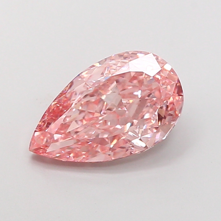 3.00 ct Pink (Vivid) VS1 Pear Modified lab-grown diamond