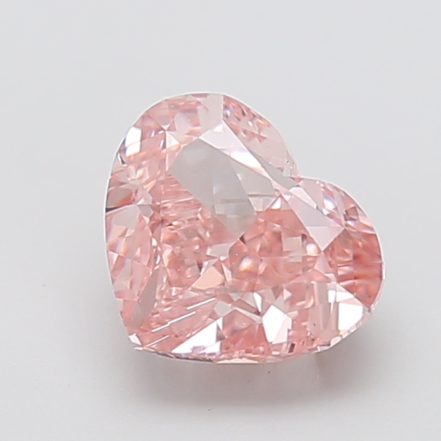 3.06 ct Pink (Intense) VS1 Heart Modified lab-grown diamond