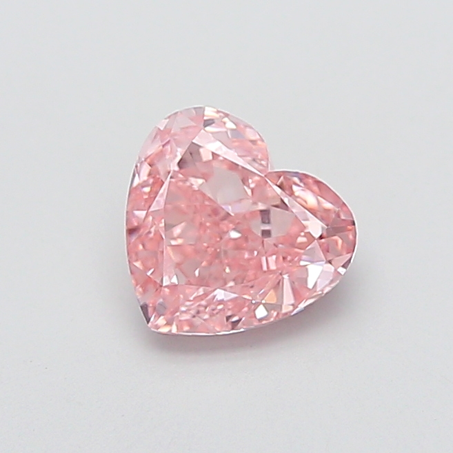 1.55 ct Pink (Intense) VVS2 Heart Modified lab-grown diamond