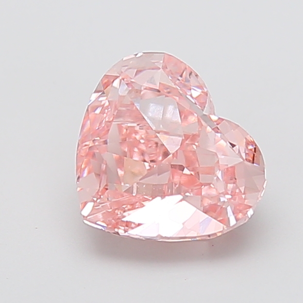 2.77 ct Pink (Intense) VS1 Heart Modified lab-grown diamond