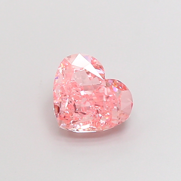 1.79 ct Pink (Vivid) VS2 Heart Modified lab-grown diamond