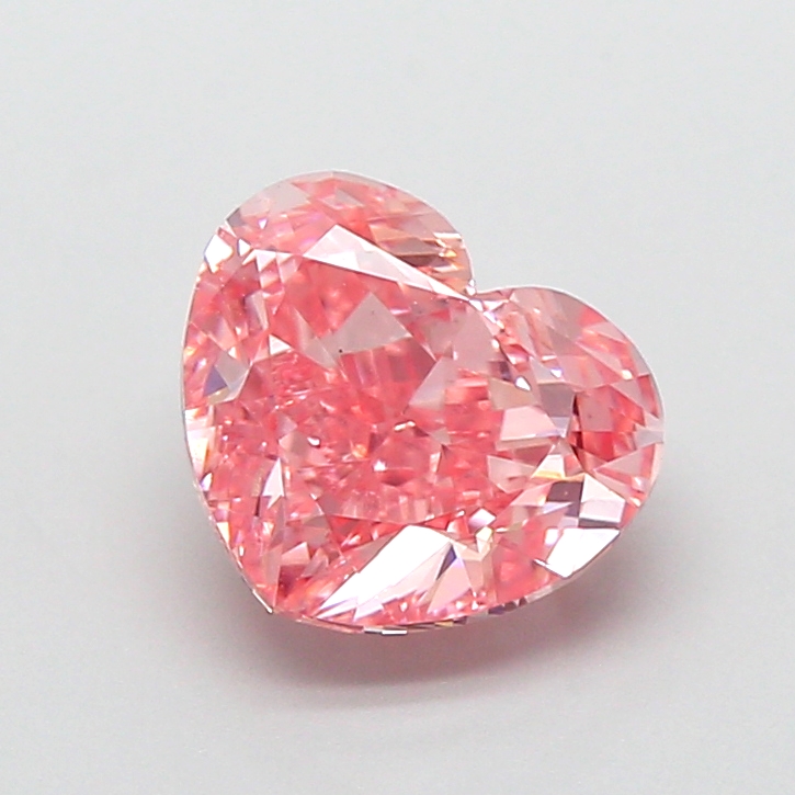 1.92 ct Pink (Vivid) VS1 Heart Modified lab-grown diamond