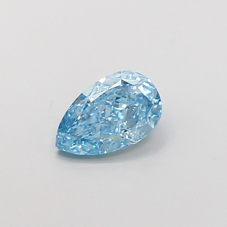 1.09 ct Blue (Vivid) VS1 Pear Modified lab-grown diamond